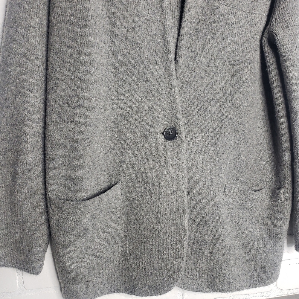 J.Crew Cocoon Grey Sweater-Blazer - Picture 2 of 6